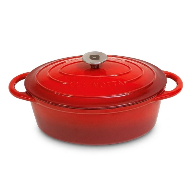 Olla de hierro fundido esmaltado La Nordica, Oval, Ф33 - Comparaci&oacute;n de Producto