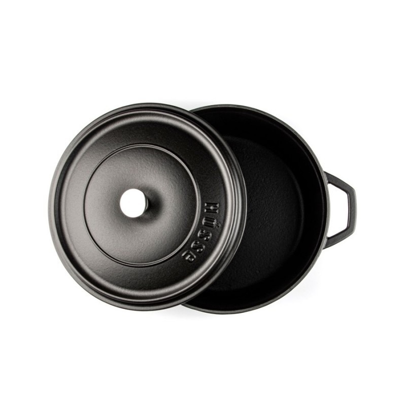 Olla profunda de hierro fundido Hosse, Black Onyx, Ф28 | Olla de hierro fundido |  |