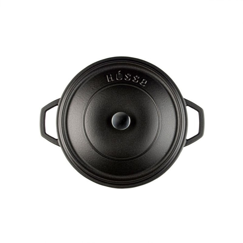 Olla profunda de hierro fundido Hosse, Black Onyx, Ф28 | Olla de hierro fundido |  |