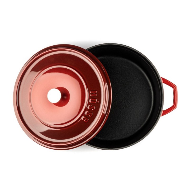 Olla profunda de hierro fundido Hosse, Rubin, Ф28 | Olla de hierro fundido |  |