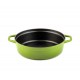 Olla poco profunda de hierro fundido Hosse, Bamboo, Ф26 | Olla de hierro fundido |  |