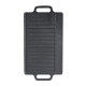 Placa de hierro fundido para grill de doble cara, 33x20 cm | Placa de hierro fundido |  |