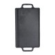 Placa de hierro fundido para grill de doble cara, 33x20 cm | Placa de hierro fundido |  |