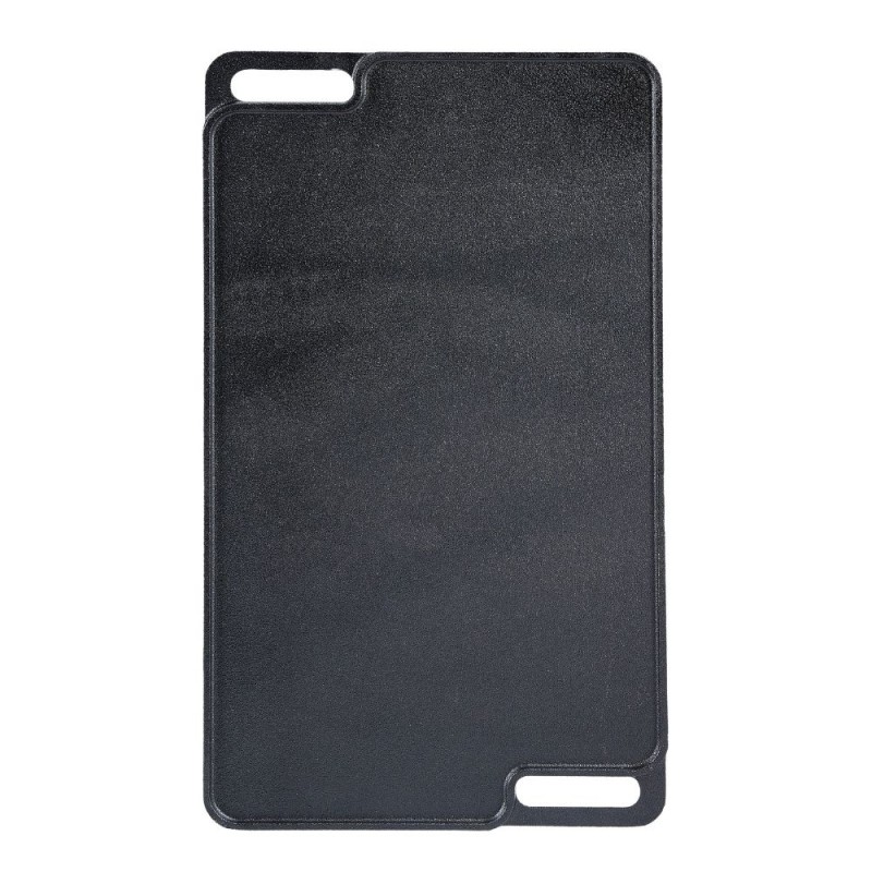 Placa de hierro fundido para grill de doble cara, 46x26 cm | Placa de hierro fundido |  |