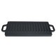 Placa de hierro fundido para grill de doble cara, 43x23 cm | Placa de hierro fundido |  |