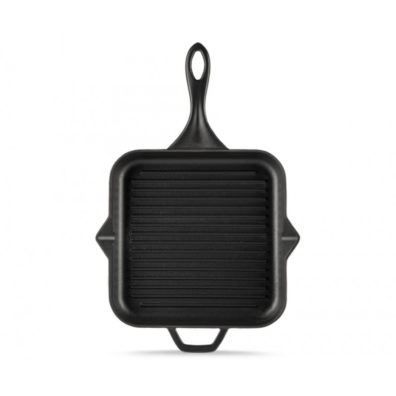 Sartén para parrilla de hierro fundido esmaltado Solagio, Black Onyx, 28x28cm - Comparaci&oacute;n de Producto