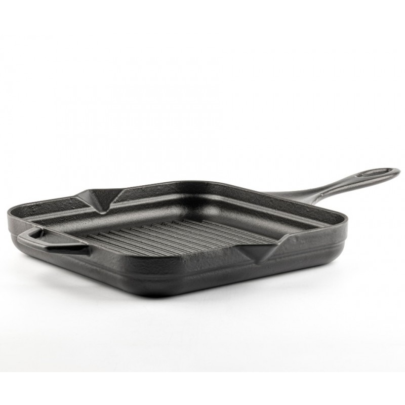 Sartén para parrilla de hierro fundido esmaltado Solagio, Black Onyx, 28x28cm - Comparaci&oacute;n de Producto