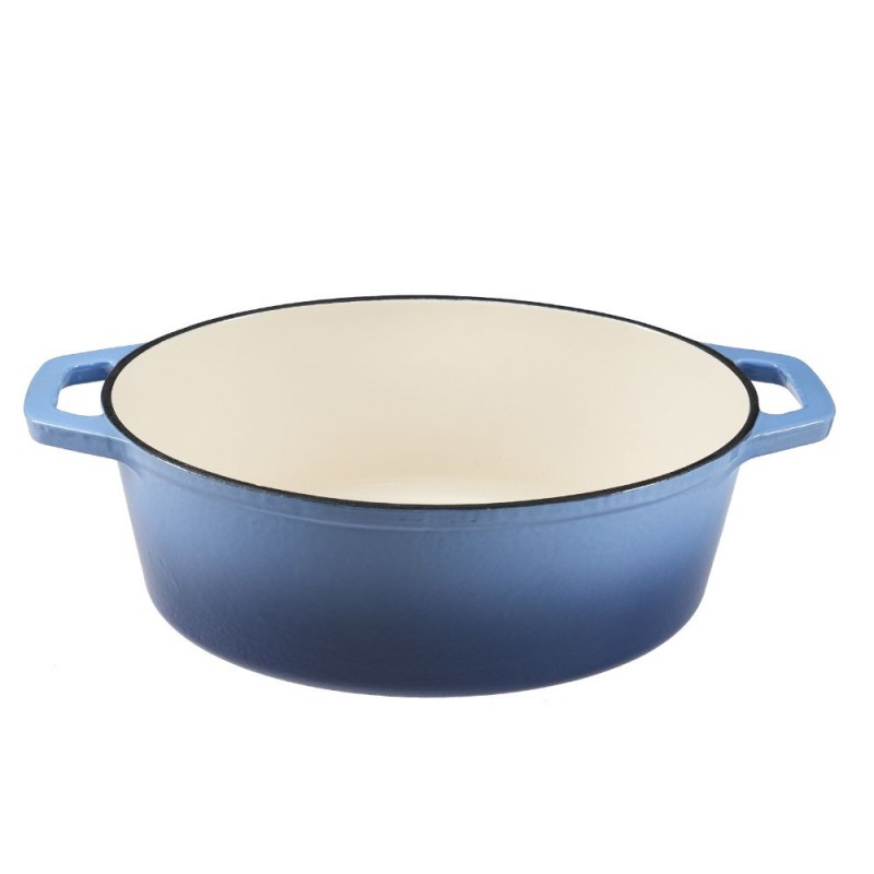 Olla de hierro fundido esmaltada, Azul, ovalado, 33x27см | Olla de hierro fundido |  |