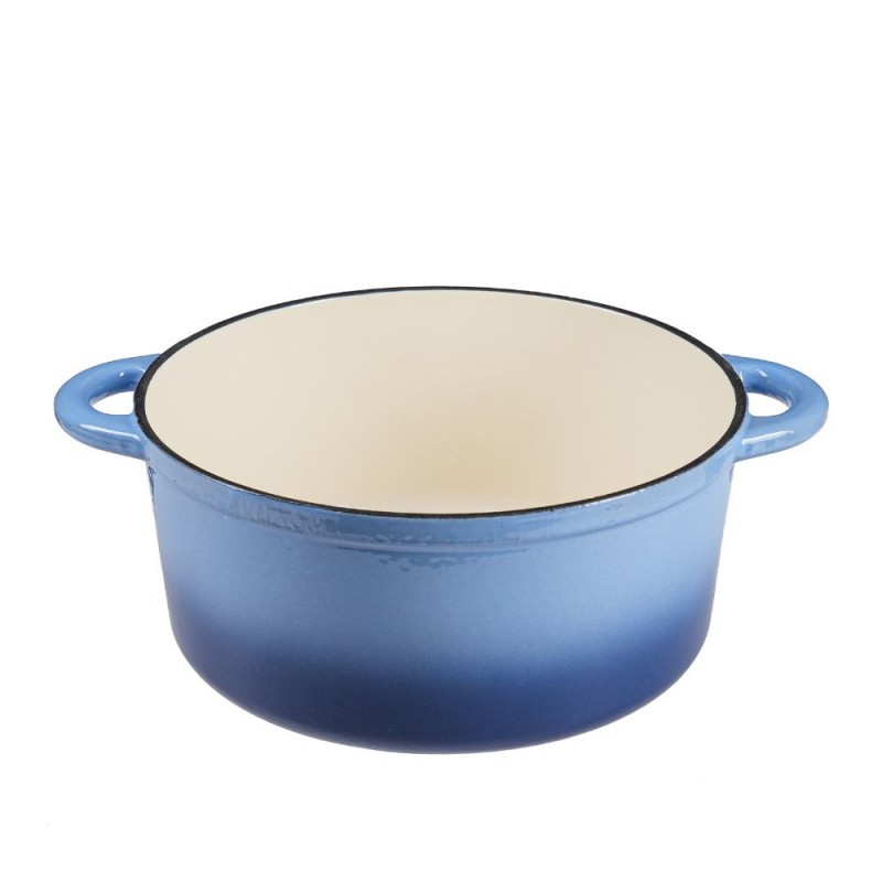 Olla de hierro fundido esmaltada, Azul, Ф22 | Olla de hierro fundido |  |