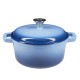 Olla de hierro fundido esmaltada, Azul, Ø24 |  |  |