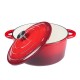 Olla de hierro fundido esmaltada, Rojo, Ф22 | Olla de hierro fundido |  |