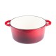 Olla de hierro fundido esmaltada, Rojo, Ф22 | Olla de hierro fundido |  |