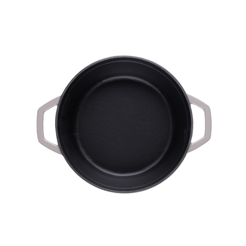 Olla profunda de hierro fundido Hosse, Ivory, Ф20 | Olla de hierro fundido |  |