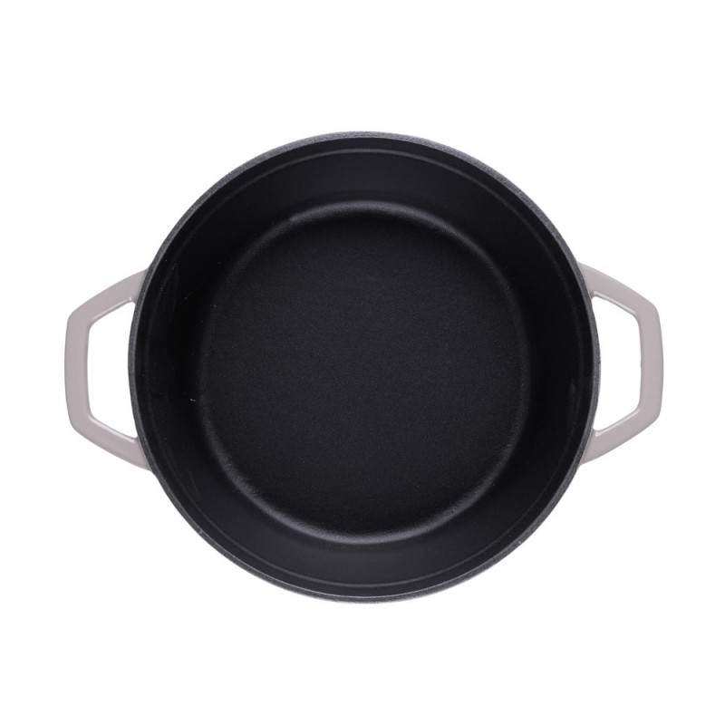 Olla profunda de hierro fundido Hosse, Ivory, Ф28 | Olla de hierro fundido |  |
